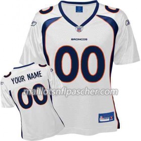 Maillot Denver Broncos Custom Blanc - Femme